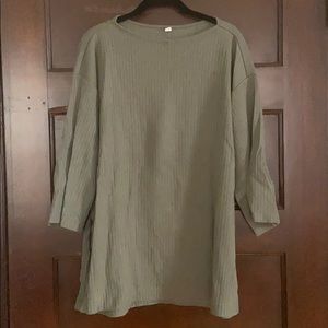 Uniqlo olive green tunic